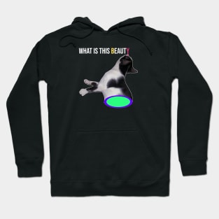 Black cute cat Hoodie